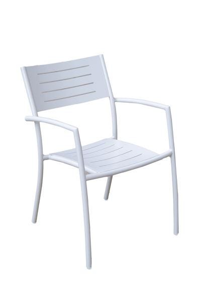 ليفنج أكسنتس كرسي خارجي ألومنيوم أنيق وعصري بيج AF3109-25 BEIGE — صورة 1