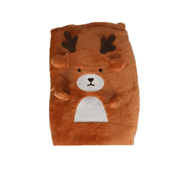 ريف بطانية أطفال مخمل ناعمة عالية الجودة بني 127 x 152سم KIDFACETH-REIN — صورة 1