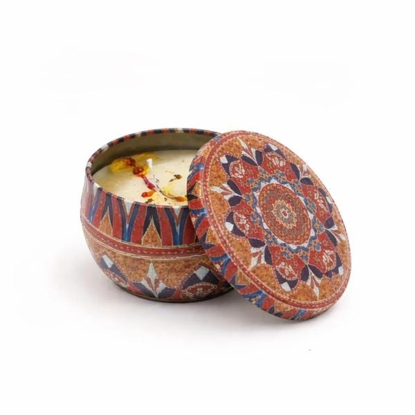 شمعة معطرة برائحة منعشة تدوم طويلًا تصميم أنيق ألوان متعددة 30 جرام SA01001-5 — صورة 1