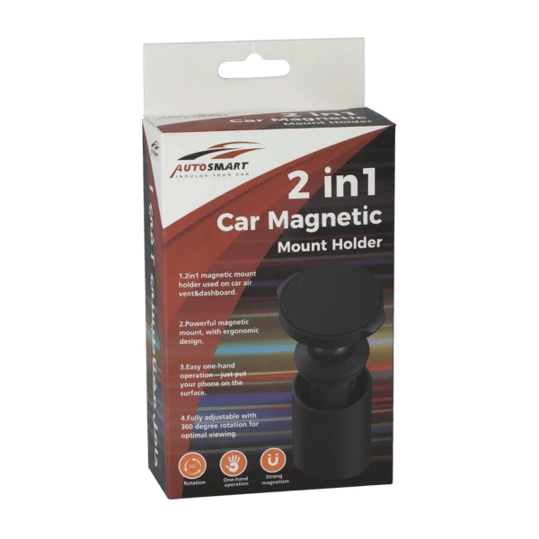 AutoSmart AutoSmart CF6536 2-in-1 Magnetic Car Mount