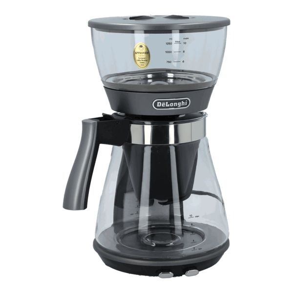 Delonghi 1800W Clessidra Coffee Maker Clear and Black ICM17210